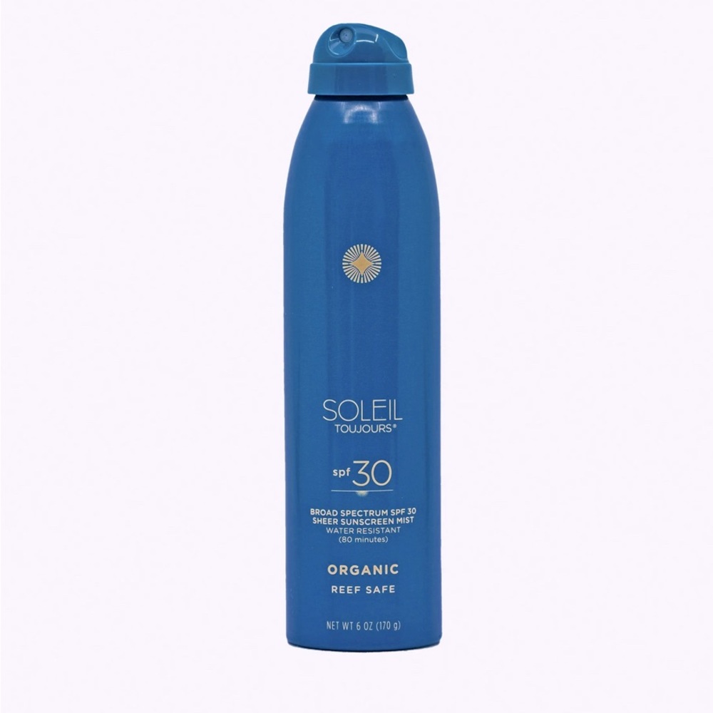 Soleil Organic Sheer Sunscreen Mist SPF30